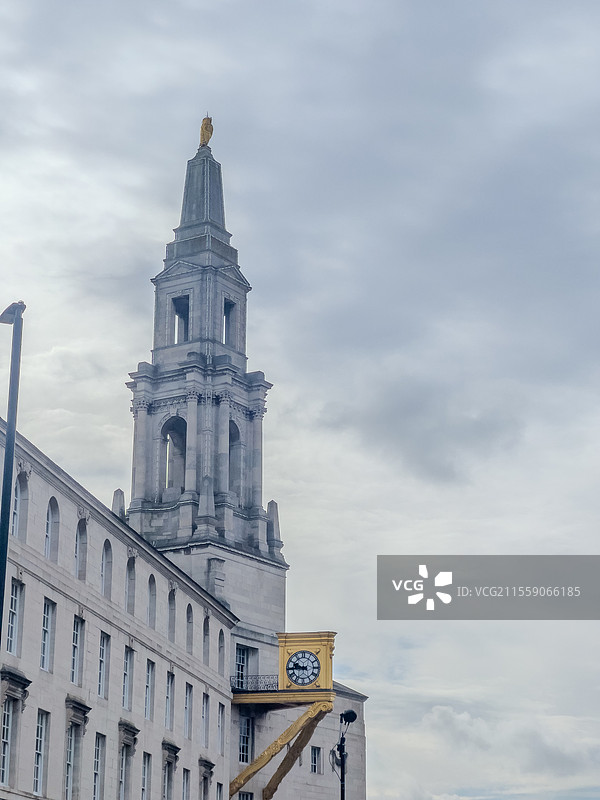 英国建筑，利兹市政厅图片素材