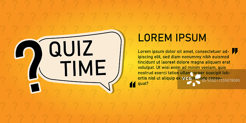 测验背景，概念是问题与图片素材