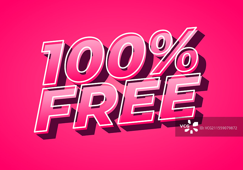 100种免费粗体字体文本效果用于促销图片素材