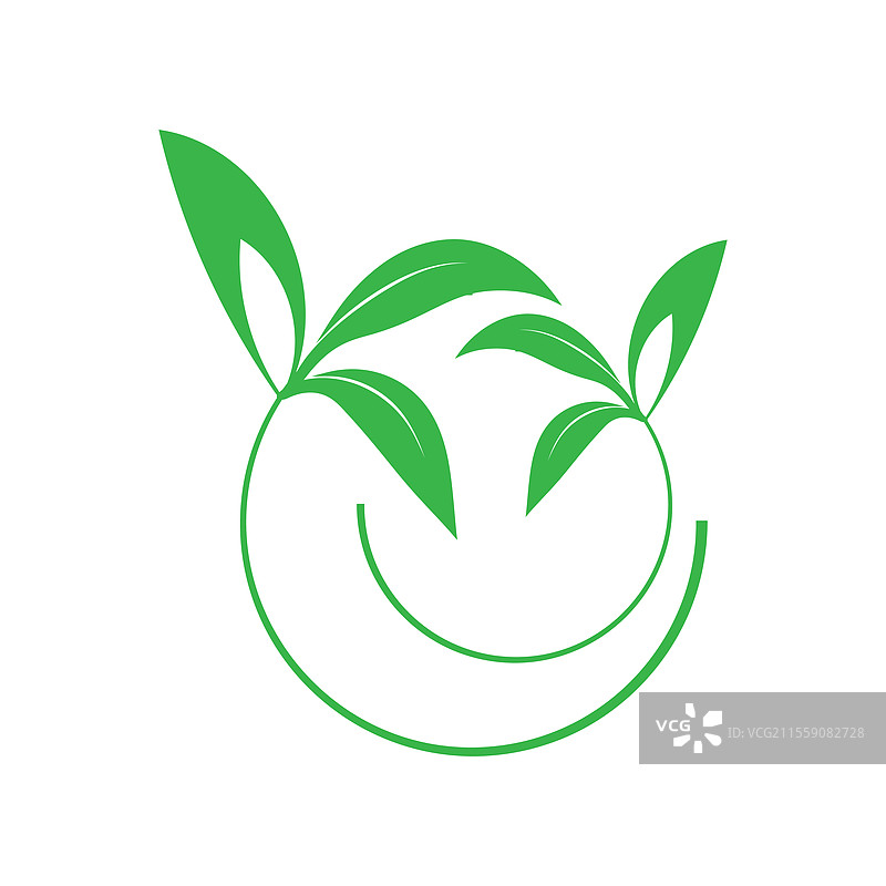 叶子图标集图片素材