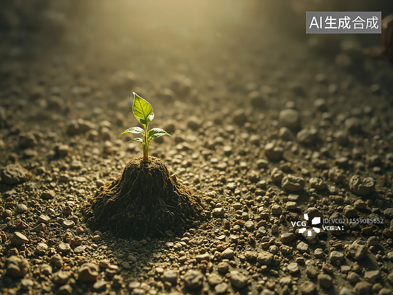 【AI数字艺术】新生命萌芽图片素材