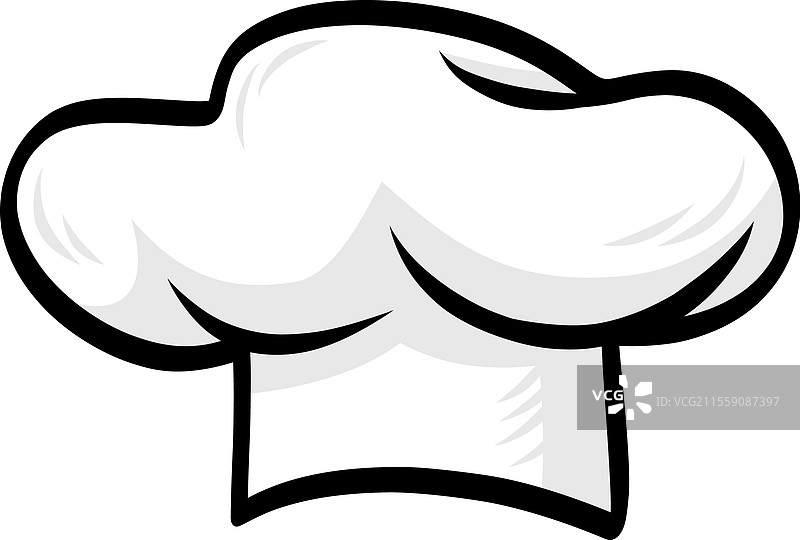 厨师帽卡通画艺术图片素材