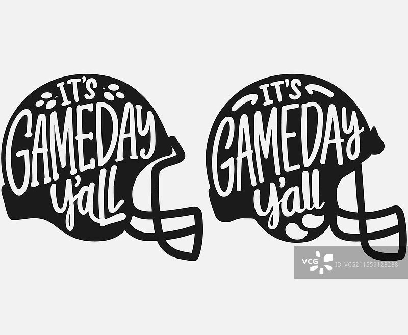 比赛日到了，大家！SVG 足球 SVG 头盔 SVG图片素材