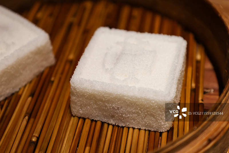 苏州美食方糕大糕油焖笋八宝辣酱狮子头图片素材