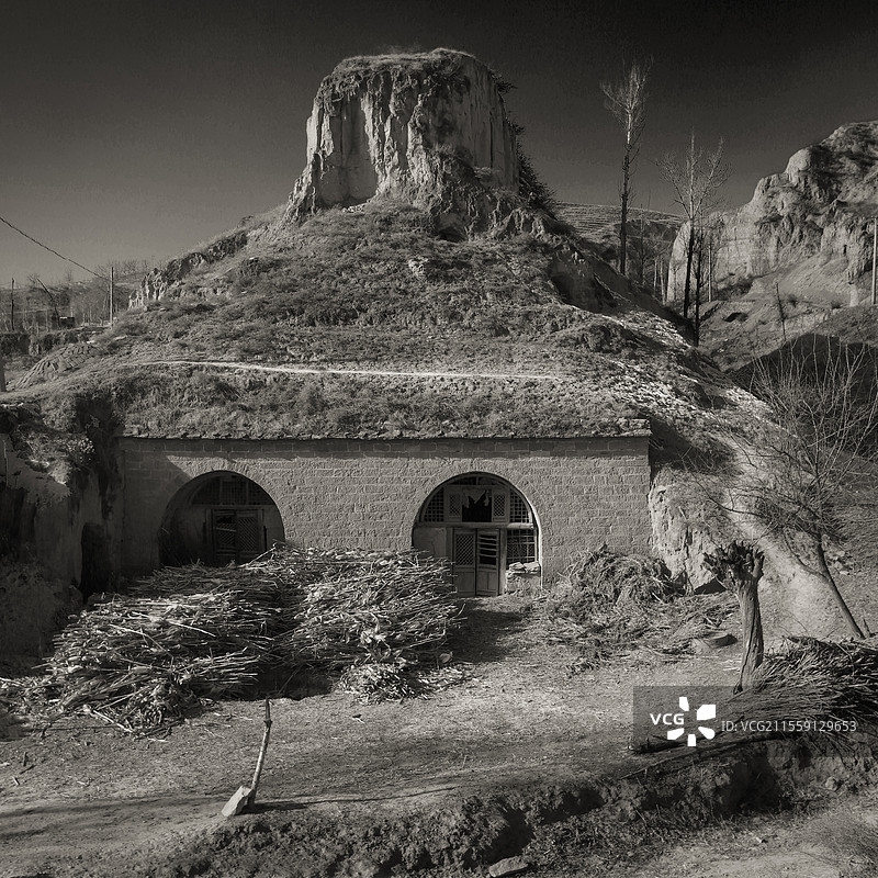 山村窑湾图片素材