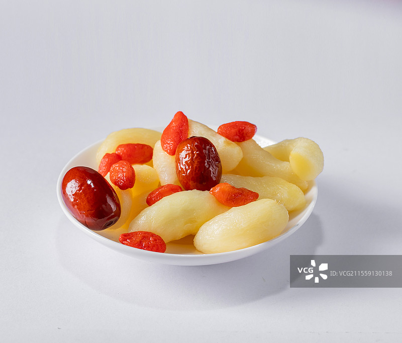 枸杞红枣姜芽咸菜图片素材