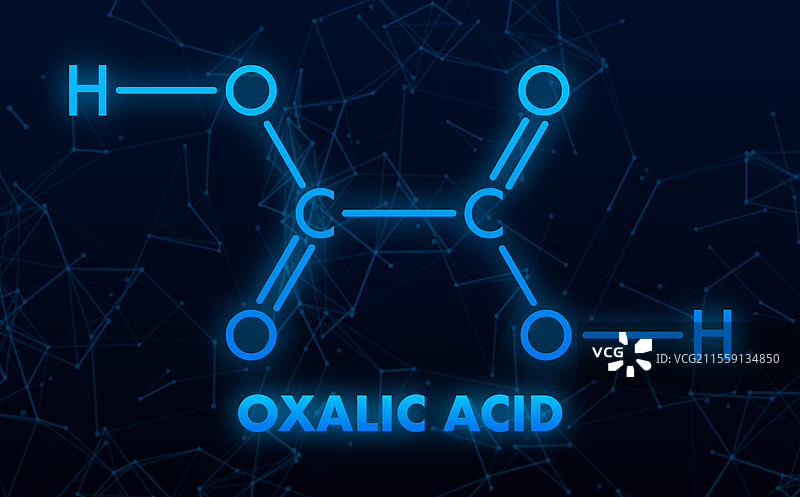 草酸化学式在黑暗中发光图片素材