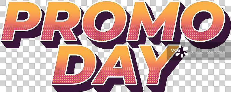 3D风格的促销日文字效果，色彩丰富图片素材