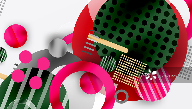 抽象背景 - 分层几何形状图片素材