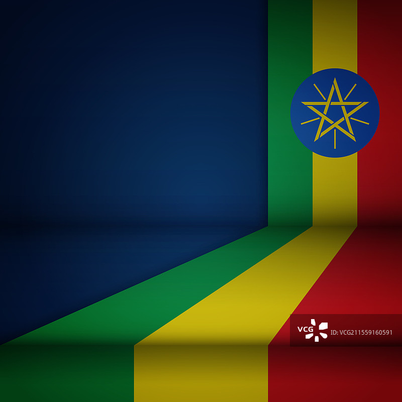 埃塞俄比亚图形及标签的边缘背景图片素材