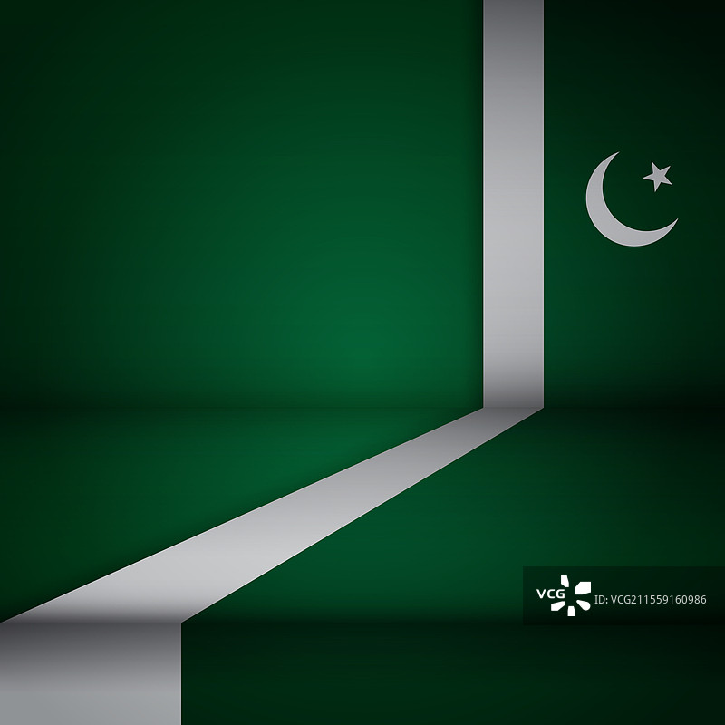 巴基斯坦图形和标签的边缘背景图片素材