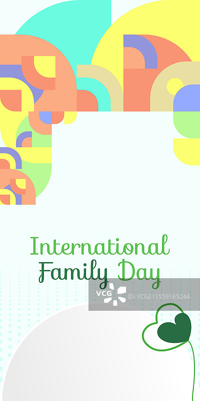 以大胆的方式庆祝国际家庭日图片素材