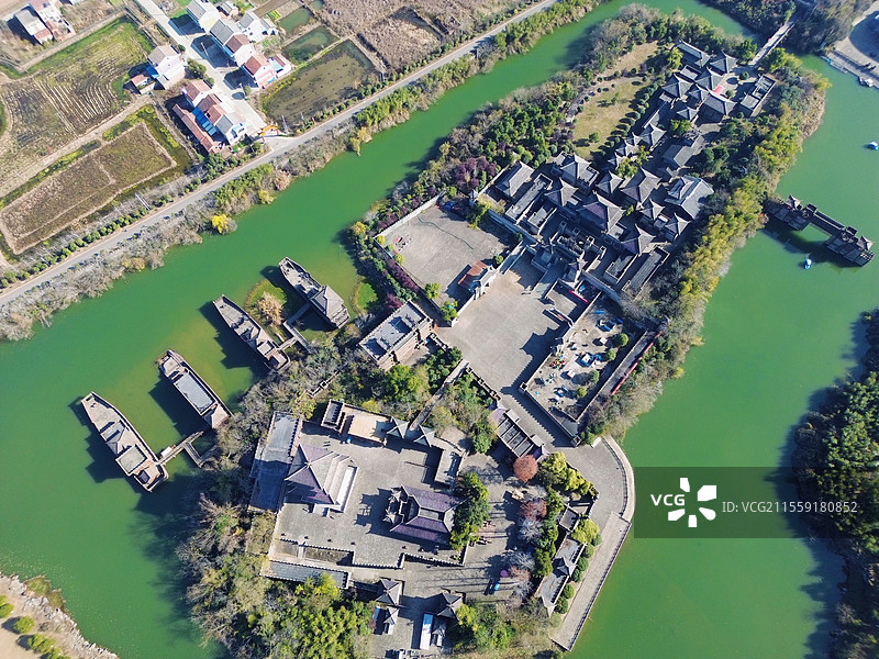 三国赤壁古战场是中国古代“以少胜多、以弱胜强”七大战役中唯一尚存原貌的古战场遗址图片素材