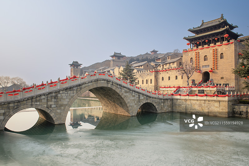 中国山西晋城沁县湘峪古堡图片素材