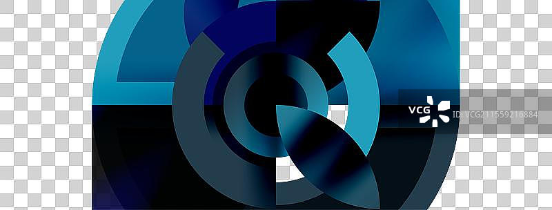 圆形元素和几何极简圆圈图片素材