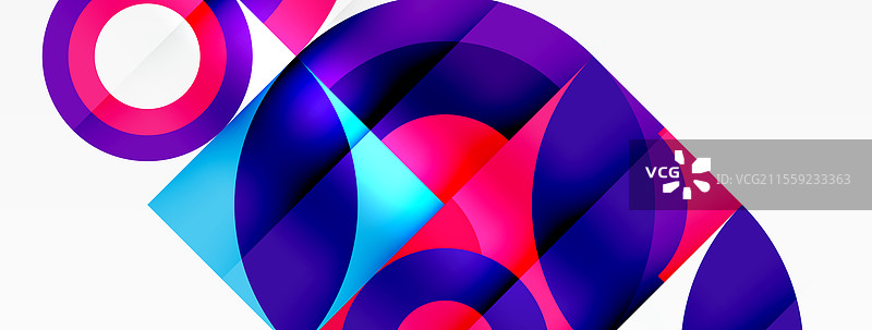 几何美丽的抽象圆形和花瓣图片素材