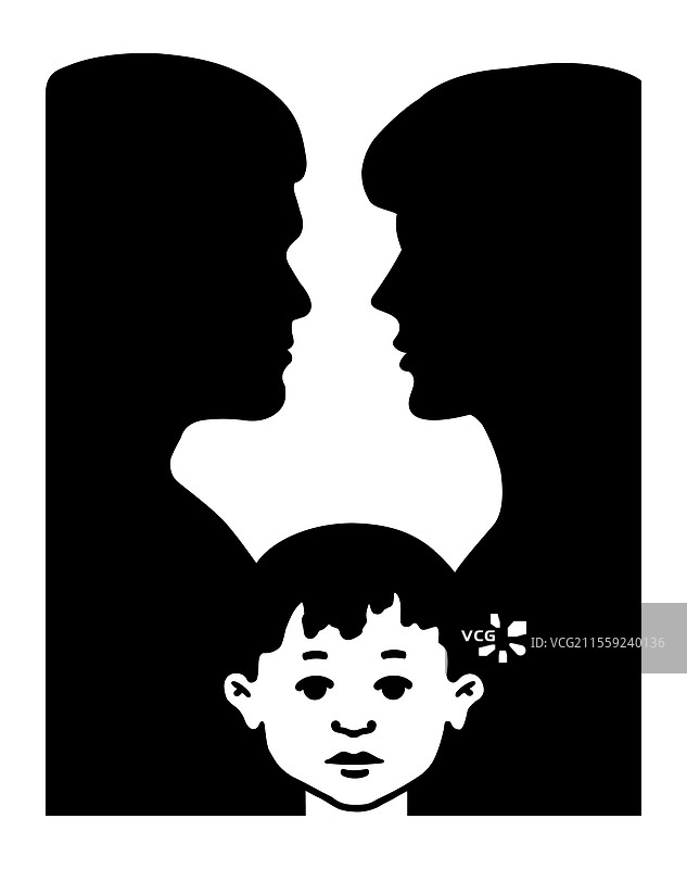 爸爸、妈妈和孩子图片素材