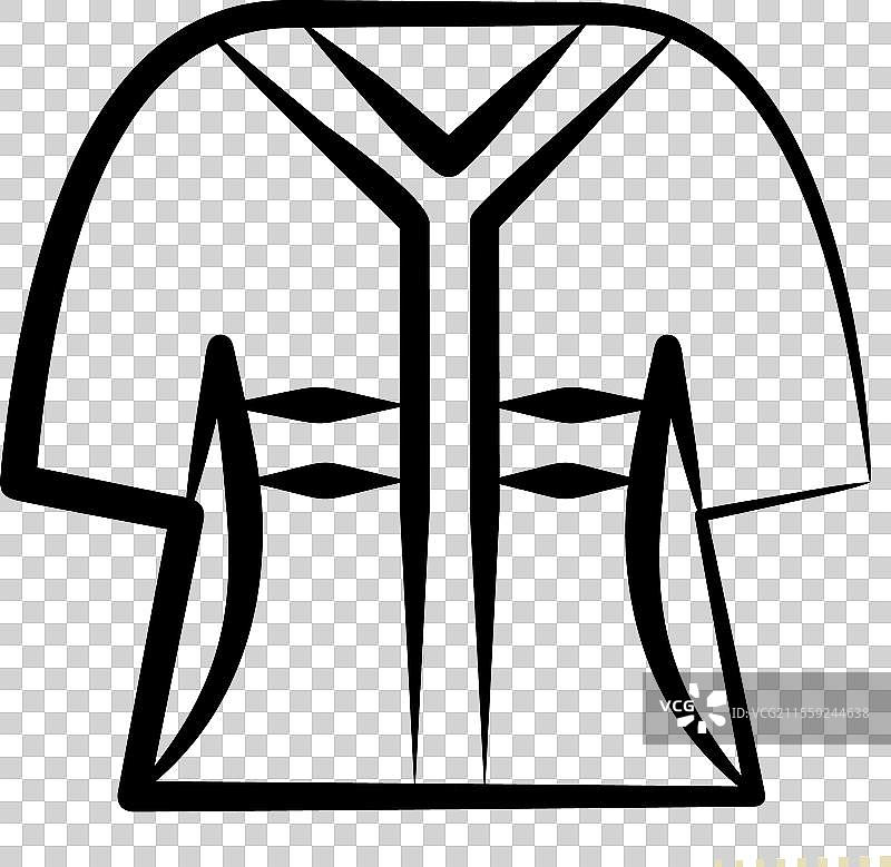 与酒店服务相关的浴袍图标图片素材