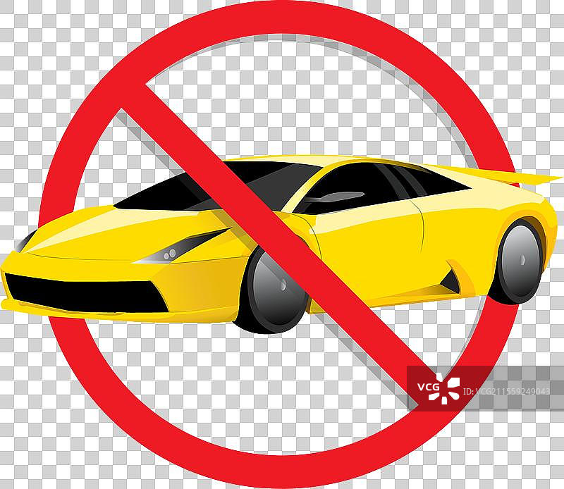 禁止停车标志的圆形标志图片素材