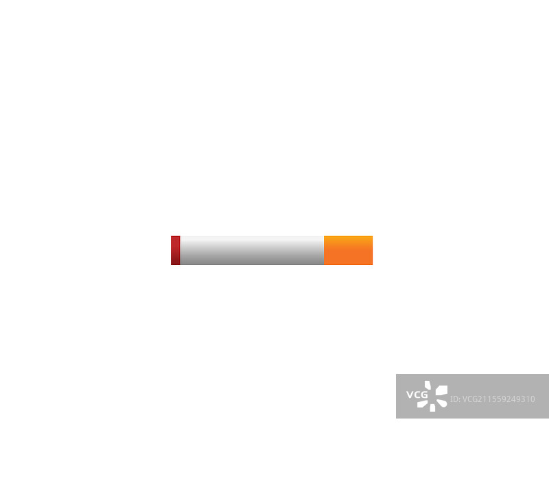 平面设计风格的吸烟香烟图标图片素材