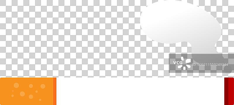 平面设计风格的吸烟香烟图标图片素材