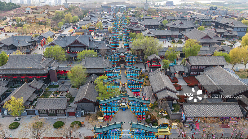 山东东平大宋不夜城图片素材