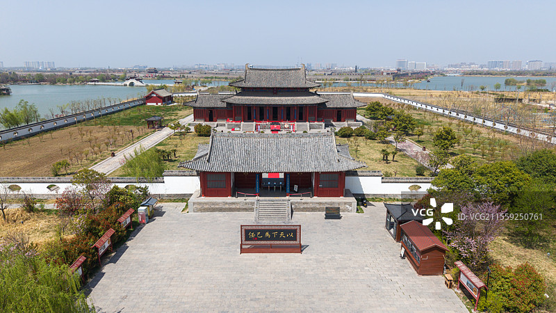 商丘古城应天书院图片素材