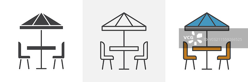 网站设计用露台图标包图片素材