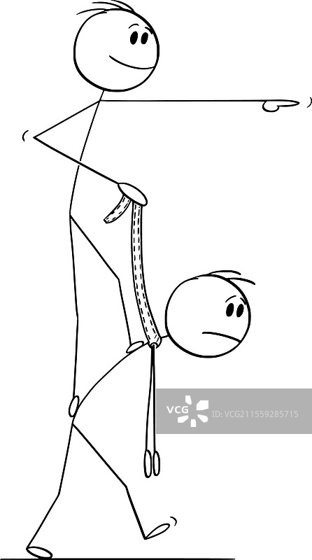 一个人站在另一个人的背上骑行图片素材