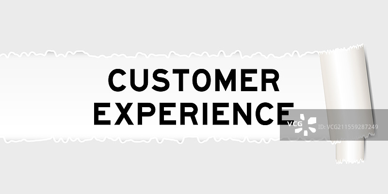 撕裂的灰色纸张背景，上面有文字图片素材