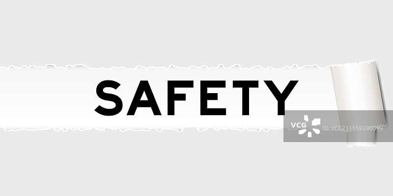 撕裂的灰色纸张背景，上面有文字图片素材