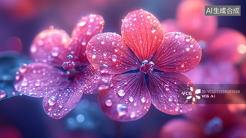 【AI数字艺术】红磨坊表演中的花朵图片素材