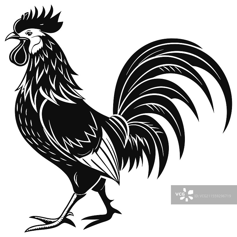 微笑的鸡角色图片素材