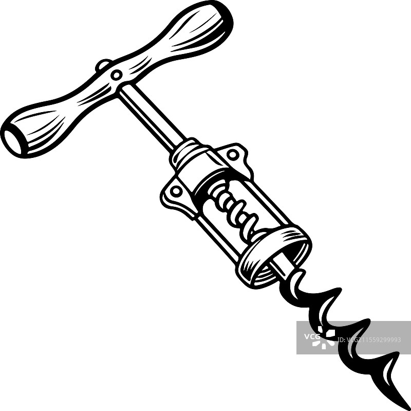 园艺用的乡村风格工具轮廓图图片素材