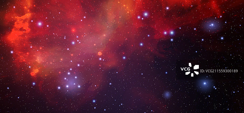 带有真实星云的太空背景图片素材