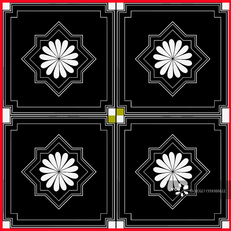 地中海陶瓷砖图案系列图片素材