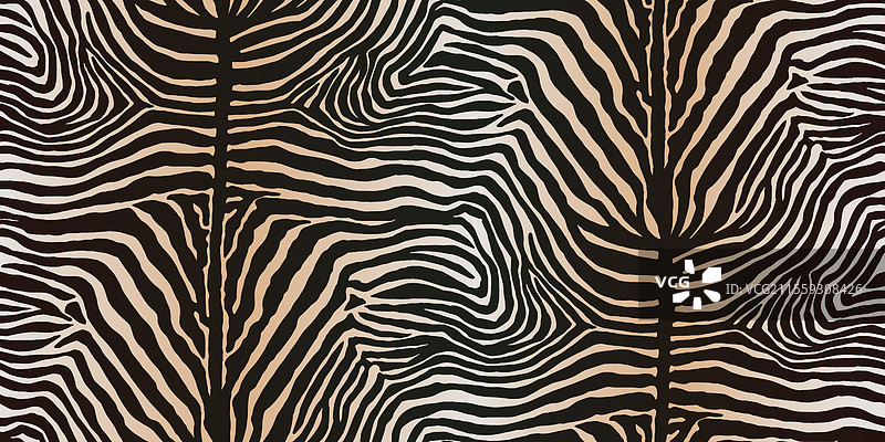 黑色斑马动物条纹无缝图案图片素材