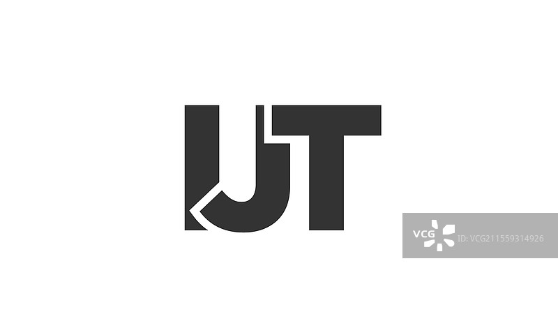 强大而现代的ijt标志设计模板图片素材