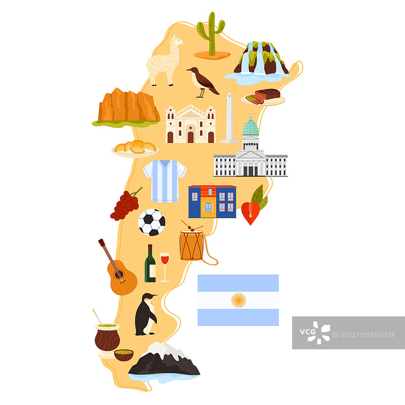阿根廷的文化、自然与建筑图片素材