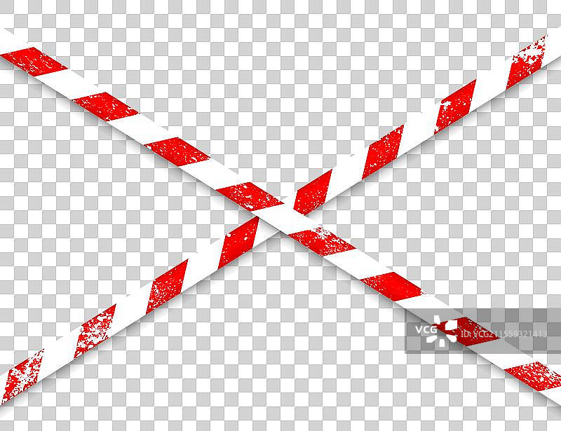 旧的磨损路障施工带红色警察标志图片素材