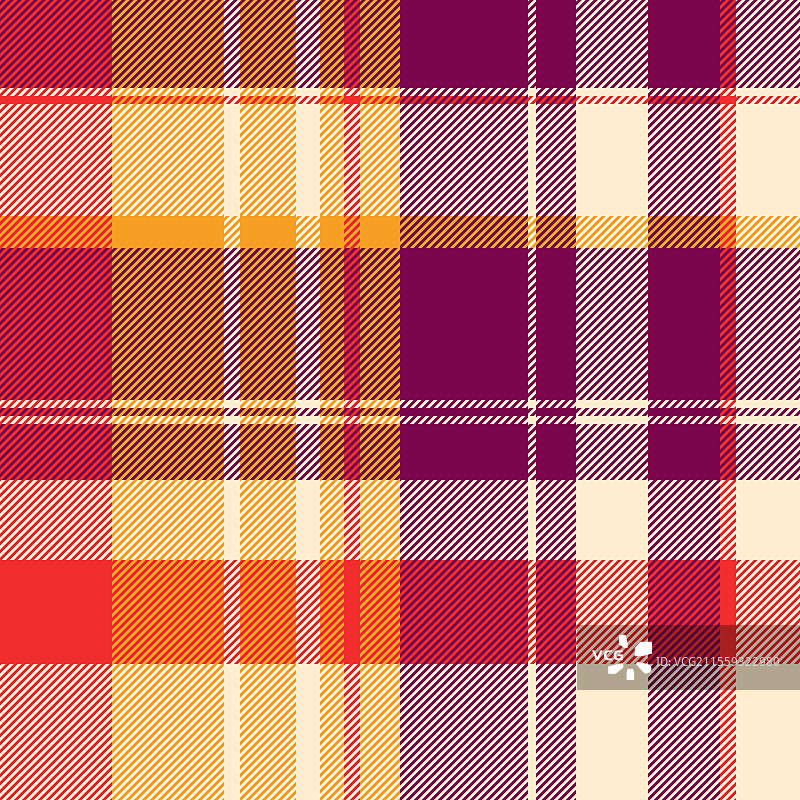 温暖红色的生动秋季格子图案图片素材