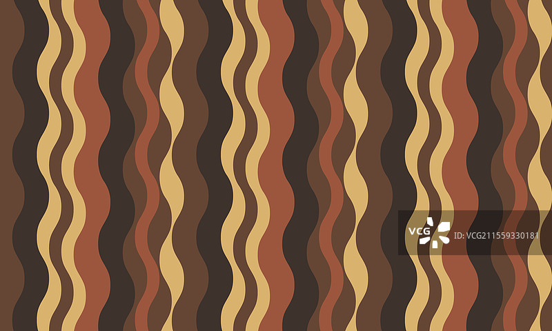 抽象的波浪条纹以自然色调构成一个图片素材