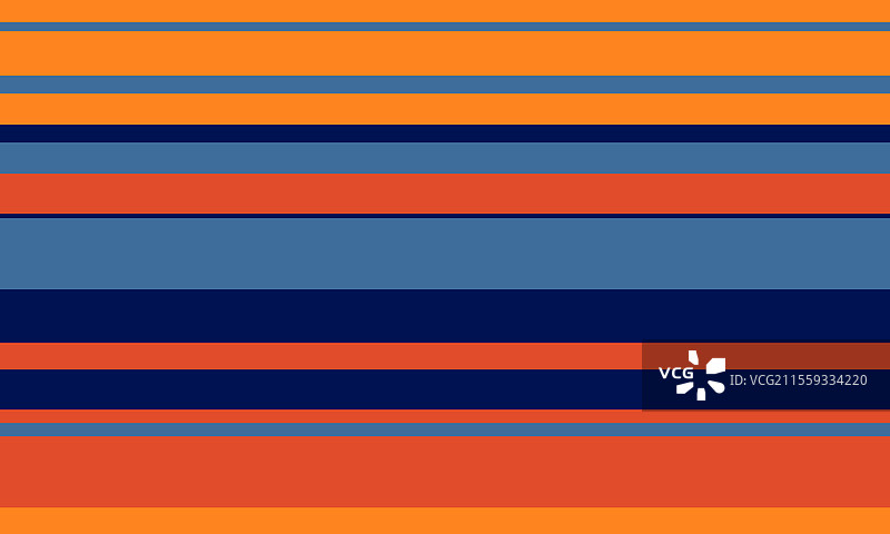 鲜艳的横条纹，鲜明的橙色和蓝色图片素材