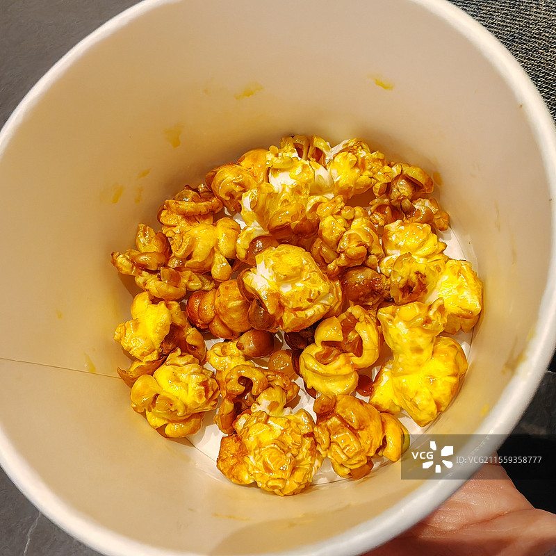 奶香爆米花图片素材