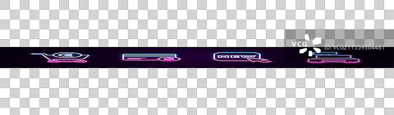 购物车和欧元信用卡设置图片素材