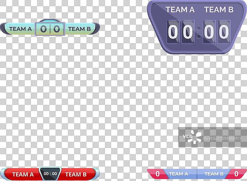 运动记分牌图标卡通系列图片素材