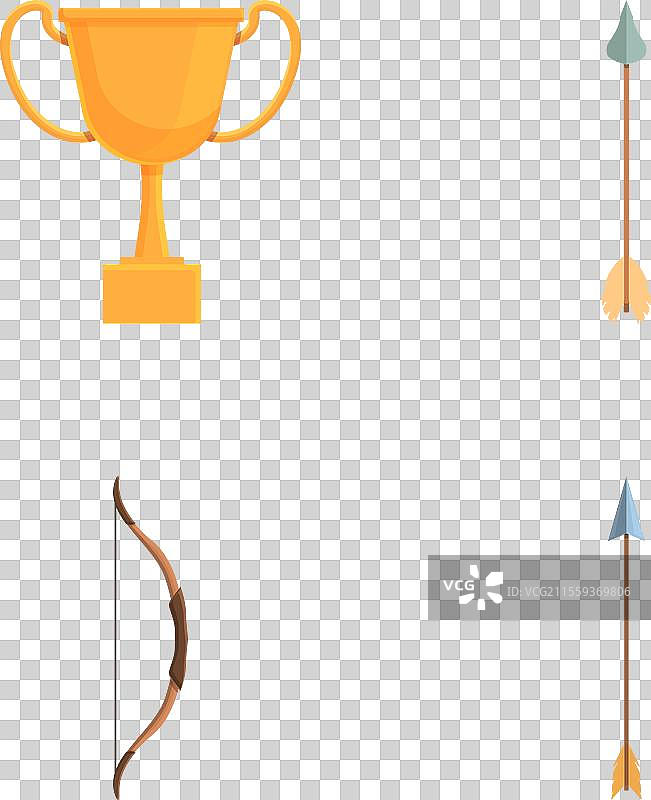 射击俱乐部图标集卡通设备图片素材