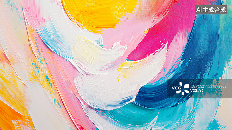 【AI数字艺术】油画色彩图片素材