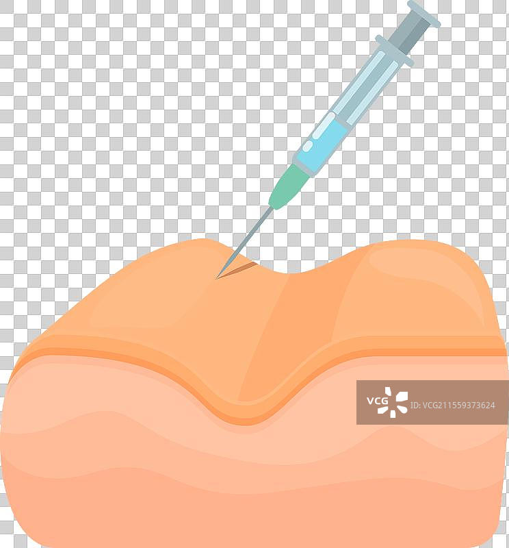 皮肤肉毒杆菌注射图标卡通疗法图片素材