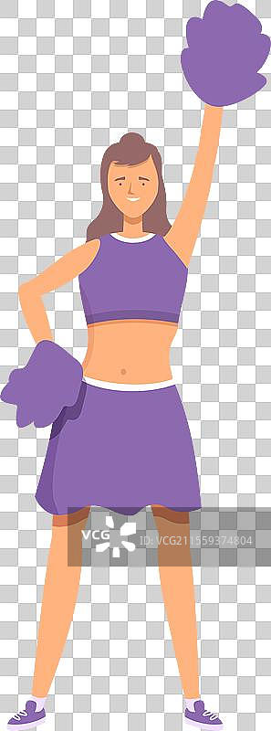 准备好的啦啦队员图标卡通胜利图片素材